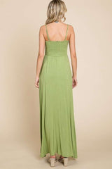 Culture Code Smocked Cami Maxi Dress with Pockets - Elegant & Practical