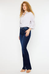 Kancan Mid Rise Slim Flare Jeans - Vintage Style & Modern Comfort