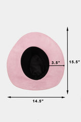 Fame Braided Faux Suede Hat - Chic & Versatile Fashion Accessory