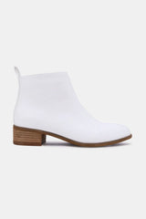 Beast Fashion Women's PU Leather Block Heel Boots - Durable & Stylish Footwear