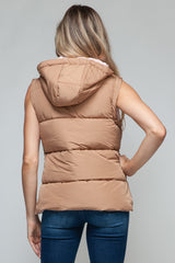 Stylish Hooded Vest with Snap & Zip Closures | Perfect for All Seasons