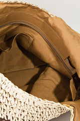 Chic Striped Straw Tote Bag – Trendy Summer Handbag for Beach Adventures