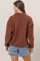 HYFVE Fleece Color Block Half Zip Sweatshirt – Cozy & Chic Casual Wear for Women