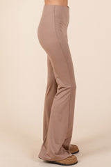 Mittoshop Women's Stretchy Soft Elastic Waist Flare Pants - Comfortable & Stylish