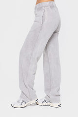 Mono B Cozy Fleece Lounge Pants with Elastic Waist & Pockets