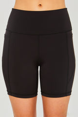 Love Tree Women's High Waist Seam Detail Active Shorts - Stylish & Supportive Workout Gear