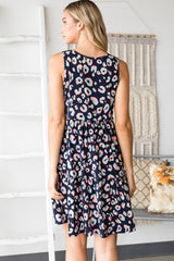 Heimish Leopard V-Neck Ruffled Tank Dress - Stylish & Versatile