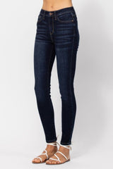 Judy Blue Full Size High Waist Handsand Skinny Jeans - Flattering & Chic Denim