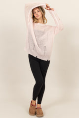 HYFVE Distressed Long Sleeve Knit Top - Trendy, Comfortable & Durable Fashion