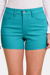 Zenana High Waist Denim Shorts - Stylish & Versatile Summer Essential