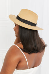 Fame You Got It Fedora Hat - Stylish Dark Tan Fedora with Black Ribbon