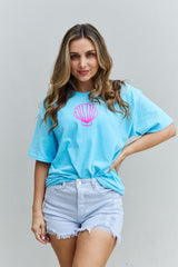 Sweet Claire 'More Beach Days' Oversized Graphic T-Shirt - Comfort & Style for Casual Outings