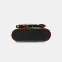 Nicole Lee USA Vegan Leather Geometric Crossbody Bag - Small, Trendy & Versatile