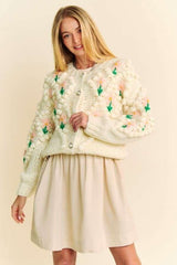 Davi & Dani Women's Floral Button Down Cardigan – Elegant & Versatile