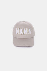 MAMA Chenille Patch Baseball Cap - Stylish and Comfortable Cotton Hat