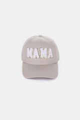 MAMA Chenille Patch Baseball Cap - Stylish and Comfortable Cotton Hat