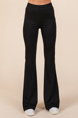 Mittoshop Women's Stretchy Flare Pants with Elastic Waist - Ultimate Comfort & Style