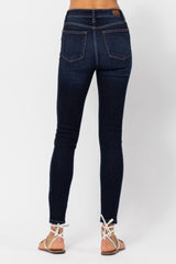 Judy Blue Full Size High Waist Handsand Skinny Jeans - Flattering & Chic Denim