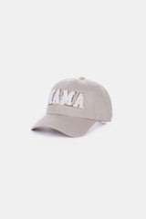 MAMA Chenille Patch Baseball Cap - Stylish and Comfortable Cotton Hat