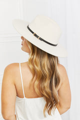 Fame Keep It Classy Beige Fedora Hat - Sophisticated & Trendy Women's Accessory