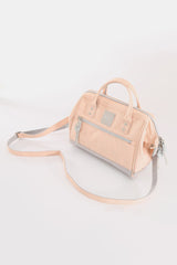 Himawari Waterproof Canvas Handbag with Removable Strap - Versatile & Eco-Friendly