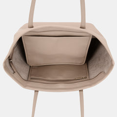 David Jones High-Quality PU Leather Tote Bag - Versatile & Stylish