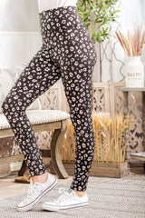 Heimish Full Size Leopard Print High Waist Athleisure Leggings - Trendy Activewear