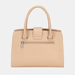 David Jones Medium PU Leather Handbag - Chic and Versatile Everyday Accessory