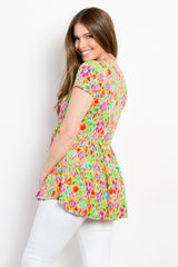 Chic Floral Babydoll Top - Perfect for Summer Fashion by NK Wears