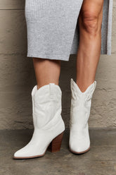 Legend Footwear Bella Cowboy Boots - Stylish Mid-Shin Urban Booties