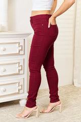 YMI Jeanswear Skinny Jeans with Pockets - Comfort & Style for Your Curves