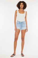 Kancan Distressed Button Fly Denim Shorts – Trendy Summer Wardrobe Essential