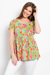 Chic Floral Babydoll Top - Perfect for Summer Fashion by NK Wears
