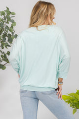 Celeste Women's Floral Round Neck Top with Elegant Two Layer Detail - USA Made
