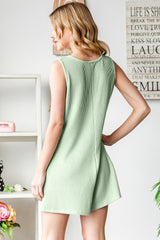 Heimish Scoop Neck Wide Strap Romper - Stylish & Comfortable Summer Outfit