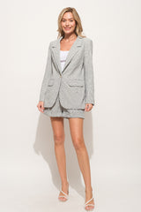 And The Why Women's High Waist Pin Striped Rolled Shorts - Chic Summer Fashion