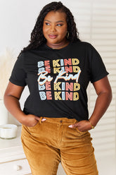 Simply Love BE KIND Round Neck Graphic T-Shirt - Stylish & Uplifting