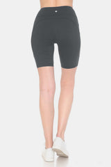 Leggings Depot Women's Full Size High Waist Active Shorts - Moisture-Wicking & Stretchy
