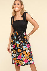 Haptics Smocked Cami Floral Dress - Romantic Summer Style