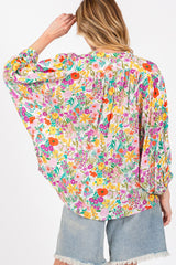 SAGE + FIG Women’s Button Down Floral Shirt – Chic & Versatile