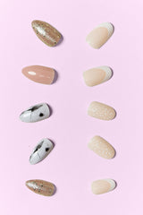 SO PINK BEAUTY Press-On Nails 2 Packs - Versatile Chic Designs with Easy Application