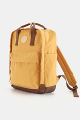 Himawari Large Waterproof Canvas Backpack with Side Pockets - Eco-friendly & Versatile