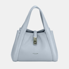 David Jones Stylish PU Leather Bucket Bag - Small, Versatile & Trendy Accessory
