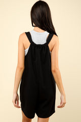 Trendy Tie Shoulder Knit Romper with Front Pockets - VERY J