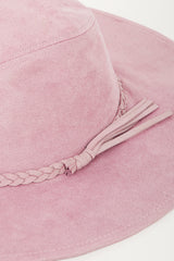 Fame Braided Faux Suede Hat - Chic & Versatile Fashion Accessory