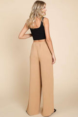 Culture Code High Waist Wide Leg Cargo Pants - Trendy & Versatile