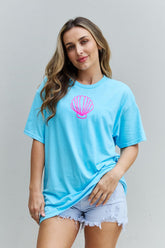 Sweet Claire 'More Beach Days' Oversized Graphic T-Shirt - Comfort & Style for Casual Outings