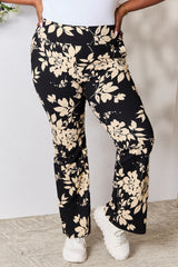 Chic Heimish High Waist Floral Flare Pants - Elegant Comfort for All Occasions