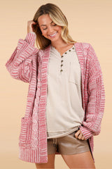 Stylish VERY J Cable Knit Open Front Cardigan for All Seasons