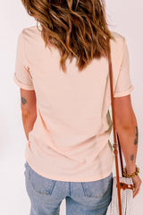 Trendy Rabbit Graphic Women's T-Shirt - Round Neck, Short Sleeve
